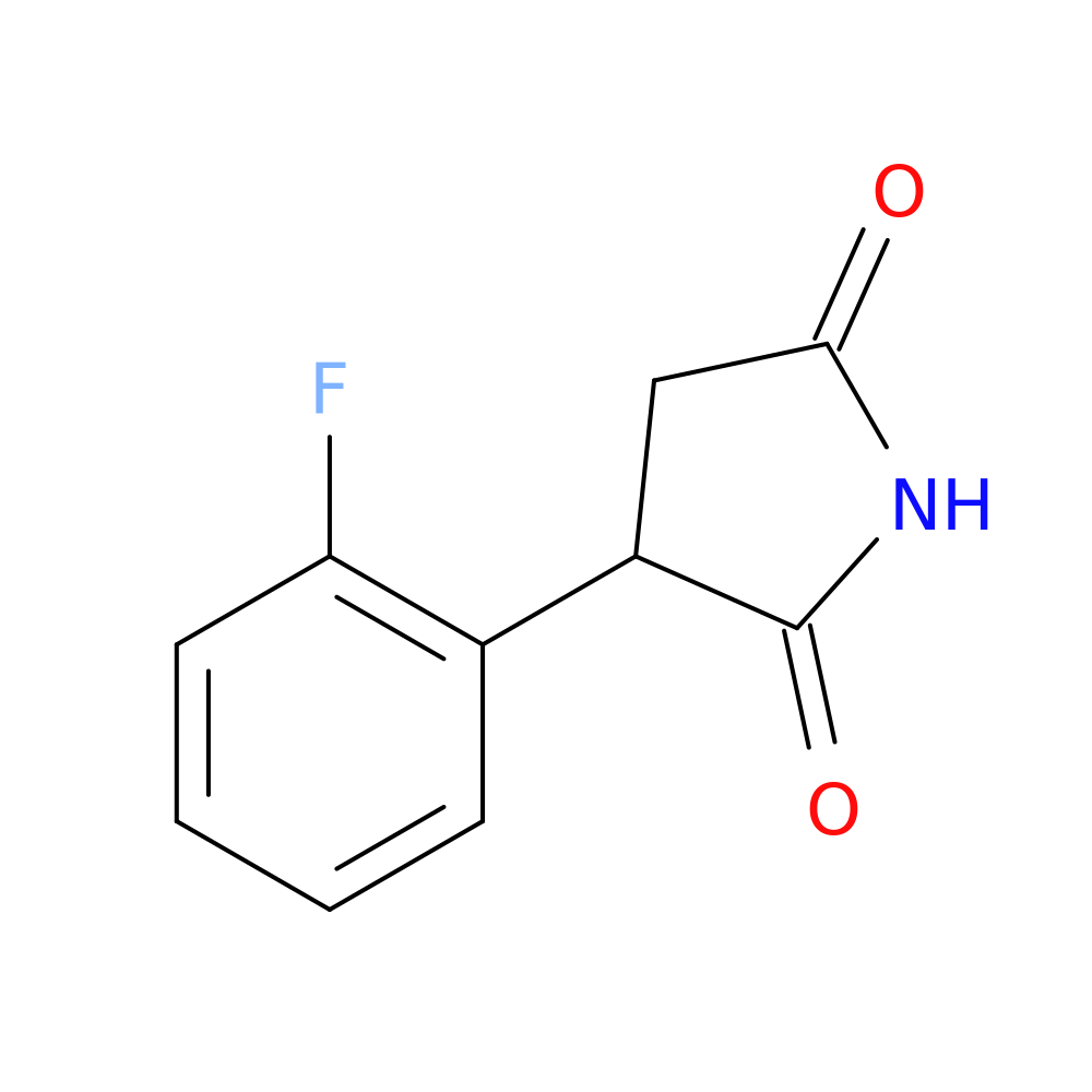 3-(2-fluorophenyl)pyrrolidine-2,5-dione