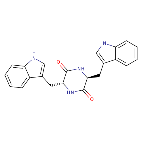 2,5-Piperazinedione, 3,6-bis(1H-indol-3-ylmethyl)-, (3R,6S)-