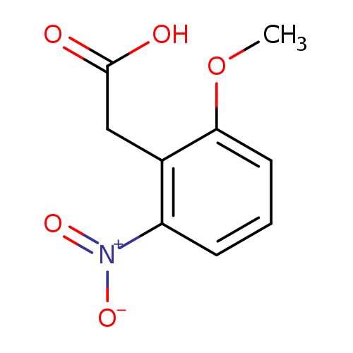Benzeneacetic acid, 2-methoxy-6-nitro-