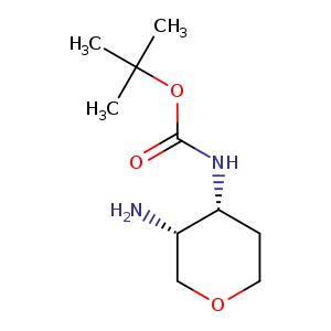 tert-butyl N-[(3R,4R)-3-aminotetrahydropyran-4-yl]carbamate