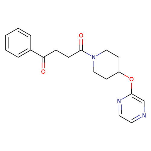 1-phenyl-4-[4-(pyrazin-2-yloxy)piperidin-1-yl]butane-1,4-dione