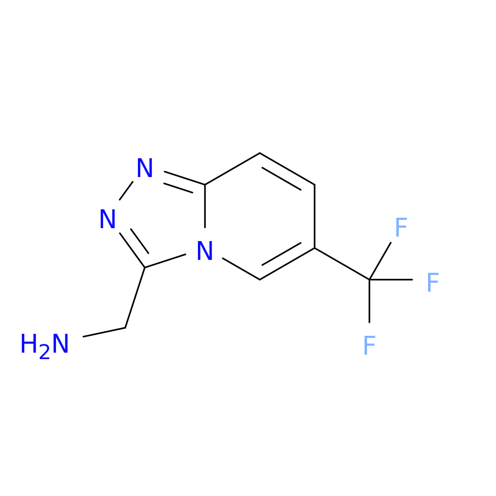 [6-(Trifluoromethyl)-[1,2,4]triazolo[4,3-a]pyridin-3-yl]methanamine