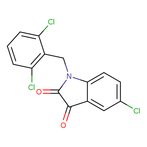 5-chloro-1-[(2,6-dichlorophenyl)methyl]-2,3-dihydro-1H-indole-2,3-dione