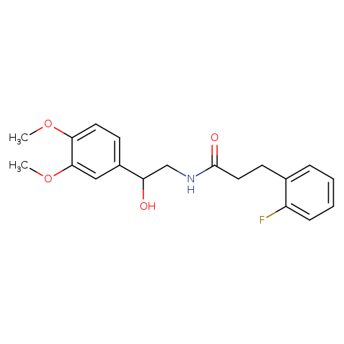 N-[2-(3,4-dimethoxyphenyl)-2-hydroxyethyl]-3-(2-fluorophenyl)propanamide