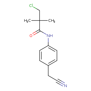3-Chloro-n-[4-(cyanomethyl)phenyl]-2,2-dimethylpropanamide