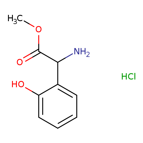 Benzeneacetic acid, a-aMino-2-hydroxy-, Methyl ester, hydrochloride