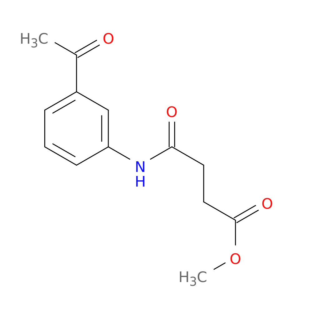 methyl 4-(3-acetylanilino)-4-oxobutanoate