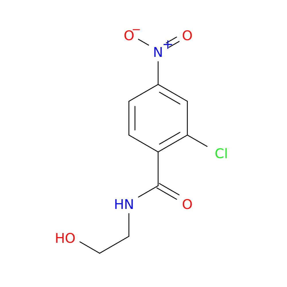 2-chloro-N-(2-hydroxyethyl)-4-nitrobenzamide