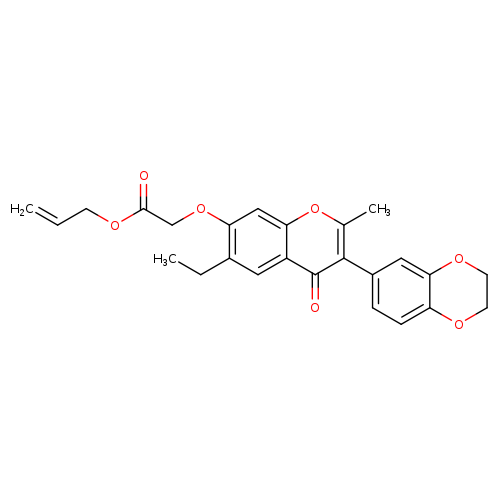 prop-2-en-1-yl 2-{[3-(2,3-dihydro-1,4-benzodioxin-6-yl)-6-ethyl-2-methyl-4-oxo-4H-chromen-7-yl]oxy}acetate