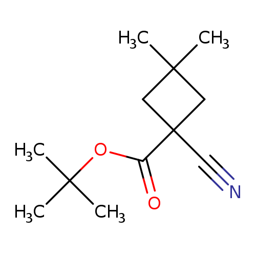 tert-butyl 1-cyano-3,3-dimethylcyclobutane-1-carboxylate