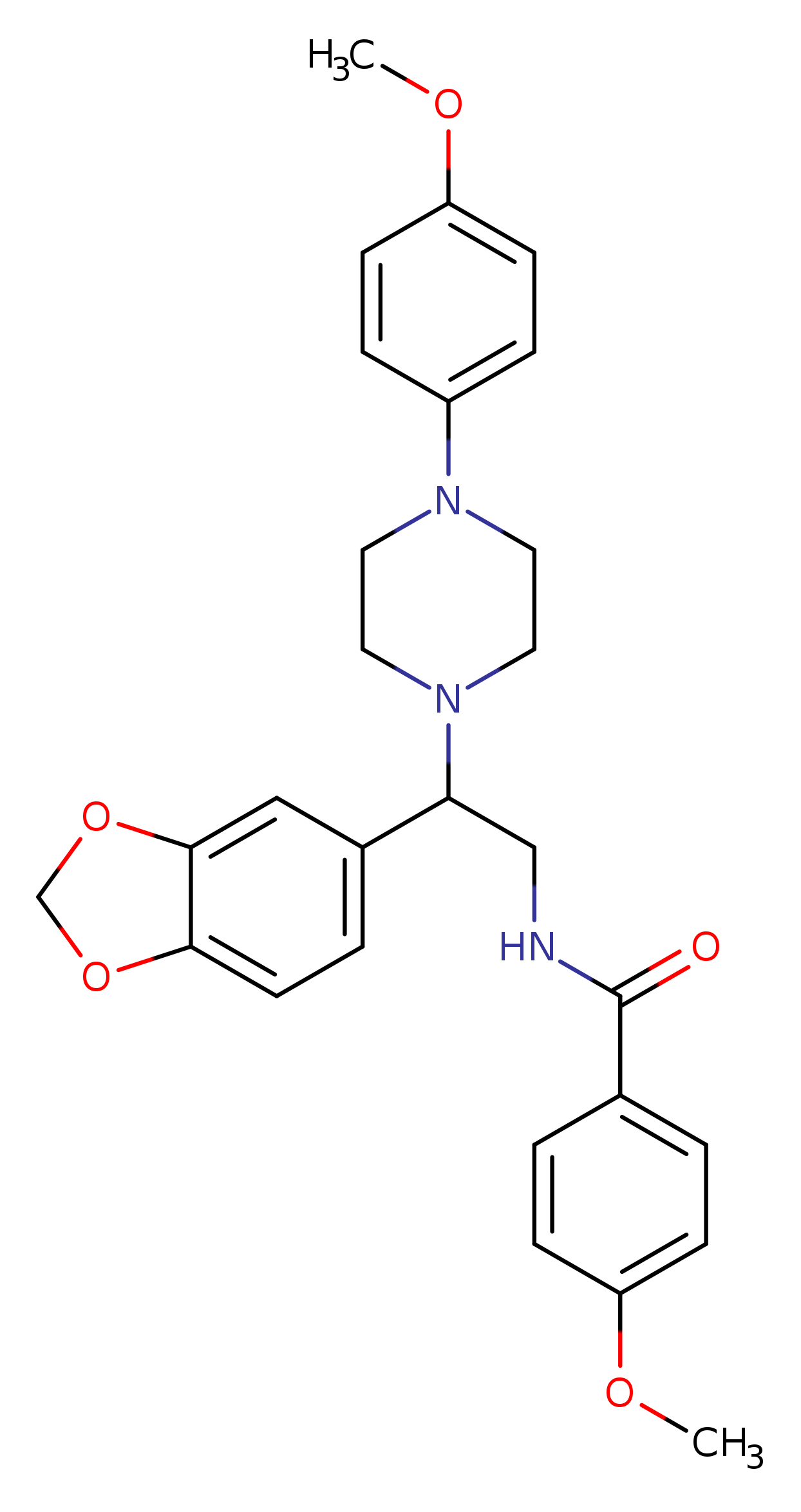 N-[2-(2H-1,3-benzodioxol-5-yl)-2-[4-(4-methoxyphenyl)piperazin-1-yl]ethyl]-4-methoxybenzamide