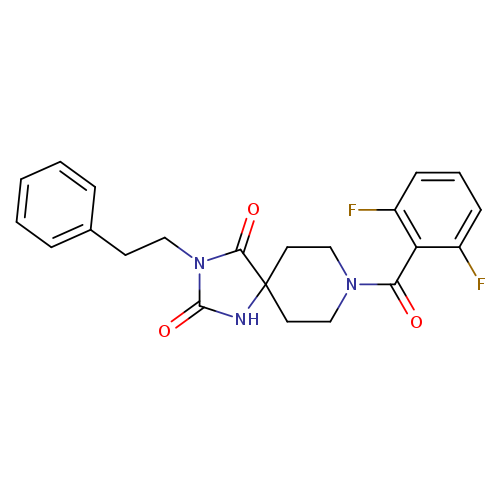 8-(2,6-difluorobenzoyl)-3-(2-phenylethyl)-1,3,8-triazaspiro[4.5]decane-2,4-dione