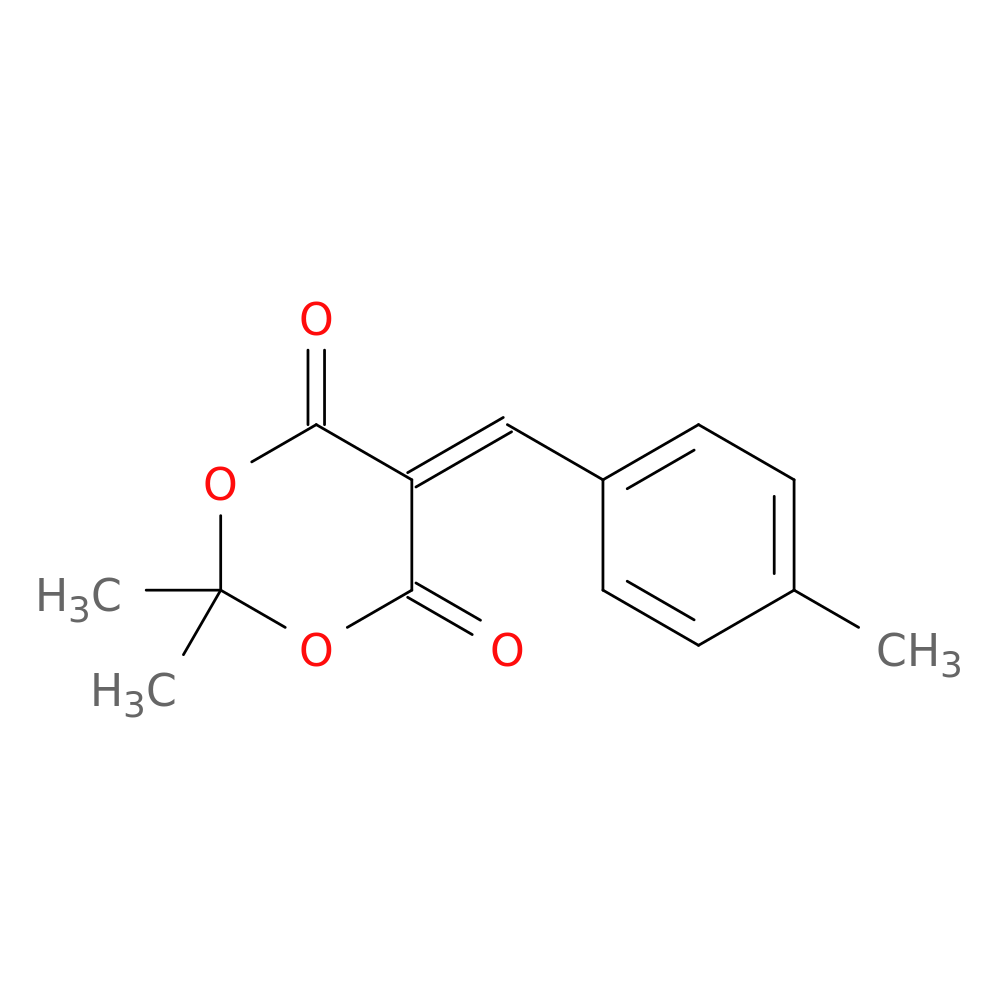 2,2-Dimethyl-5-(4-methylbenzylidene)-1,3-dioxane-4,6-dione