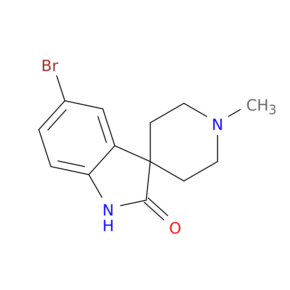 5-Bromo-1'-methylspiro[indoline-3,4'-piperidin]-2-one