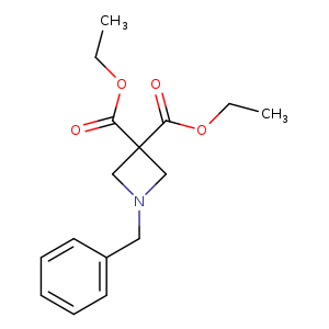 3,3-diethyl 1-benzylazetidine-3,3-dicarboxylate