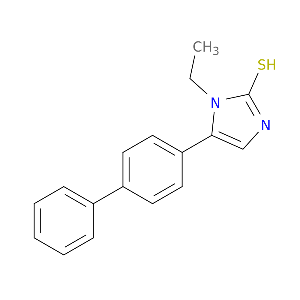 1-ethyl-5-(4-phenylphenyl)-1H-imidazole-2-thiol