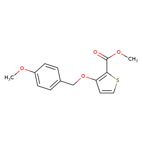methyl 3-[(4-methoxyphenyl)methoxy]thiophene-2-carboxylate