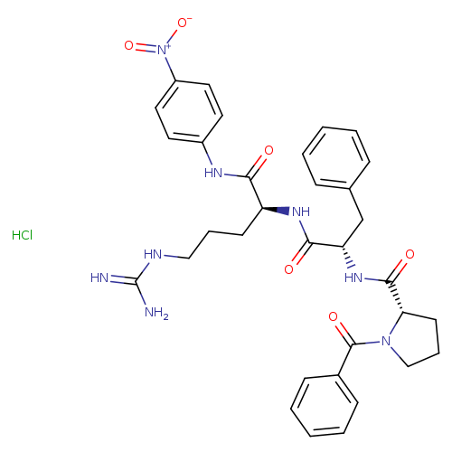 N-BENZOYL-PRO-PHE-ARG P-NITROANILIDE HYDROCHLORIDE