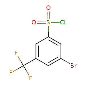 3-bromo-5-(trifluoromethyl)benzene-1-sulfonyl chloride