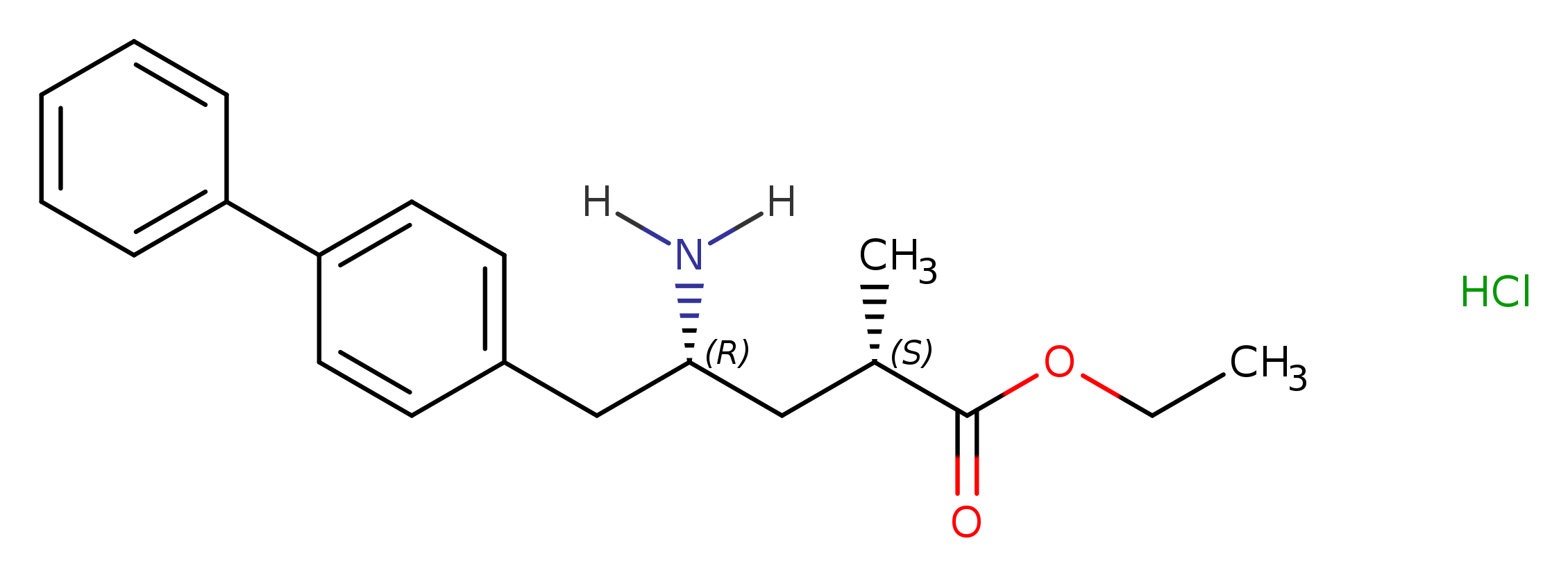(2S,4R)-Ethyl 5-([1,1'-biphenyl]-4-yl)-4-amino-2-methylpentanoate (hydrochloride)