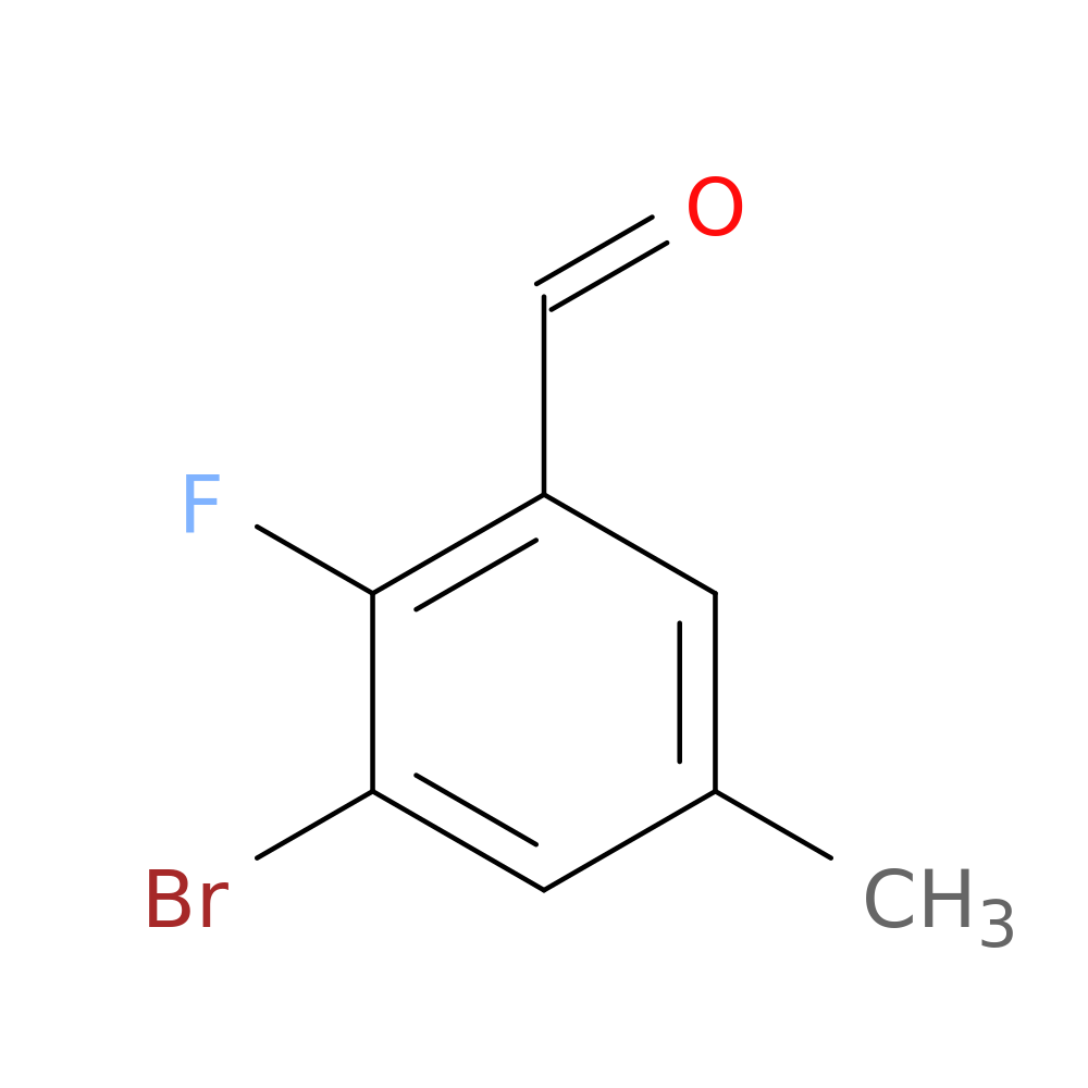 3-Bromo-2-fluoro-5-methylbenzaldehyde