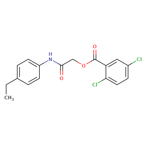 [(4-ethylphenyl)carbamoyl]methyl 2,5-dichlorobenzoate
