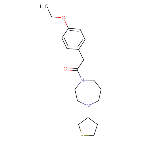 2-(4-ethoxyphenyl)-1-[4-(thiolan-3-yl)-1,4-diazepan-1-yl]ethan-1-one