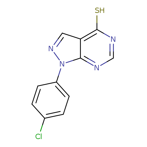 1-(4-chlorophenyl)-1H-pyrazolo[3,4-d]pyrimidine-4-thiol