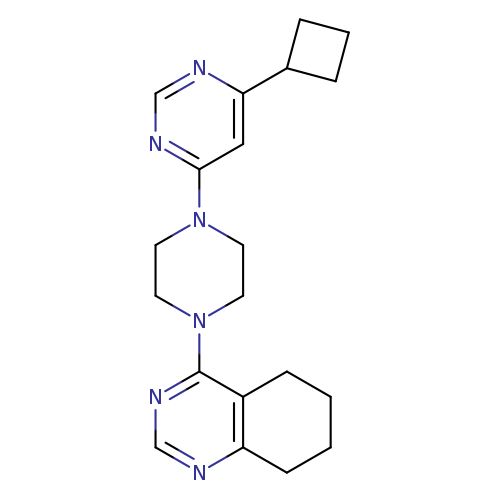 4-[4-(6-cyclobutylpyrimidin-4-yl)piperazin-1-yl]-5,6,7,8-tetrahydroquinazoline