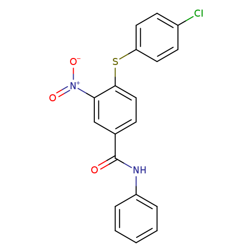 4-[(4-chlorophenyl)sulfanyl]-3-nitro-N-phenylbenzamide