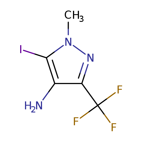 5-Iodo-1-methyl-3-(trifluoromethyl)-1H-pyrazol-4-amine