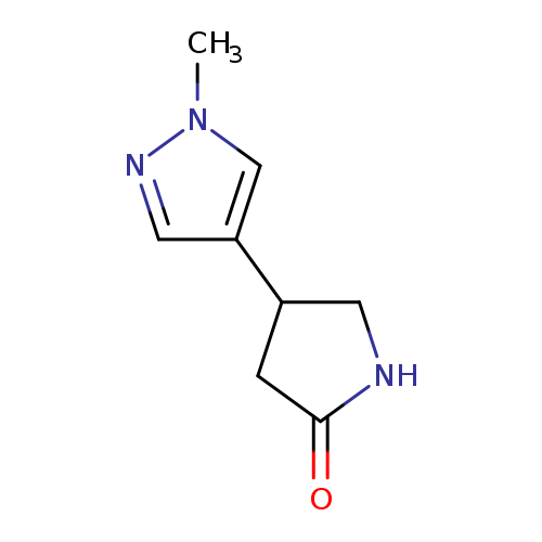 4-(1-Methyl-1h-pyrazol-4-yl)pyrrolidin-2-one