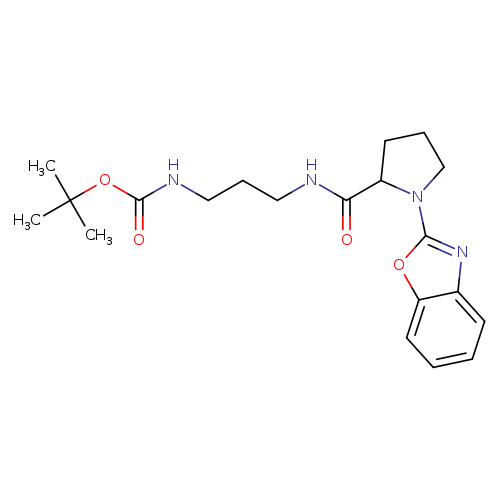 tert-butyl N-(3-{[1-(1,3-benzoxazol-2-yl)pyrrolidin-2-yl]formamido}propyl)carbamate