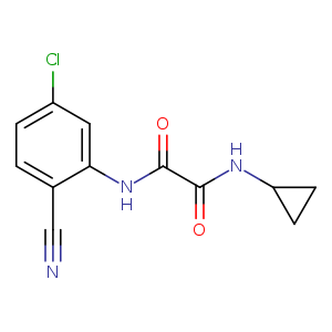 N'-(5-chloro-2-cyanophenyl)-N-cyclopropylethanediamide