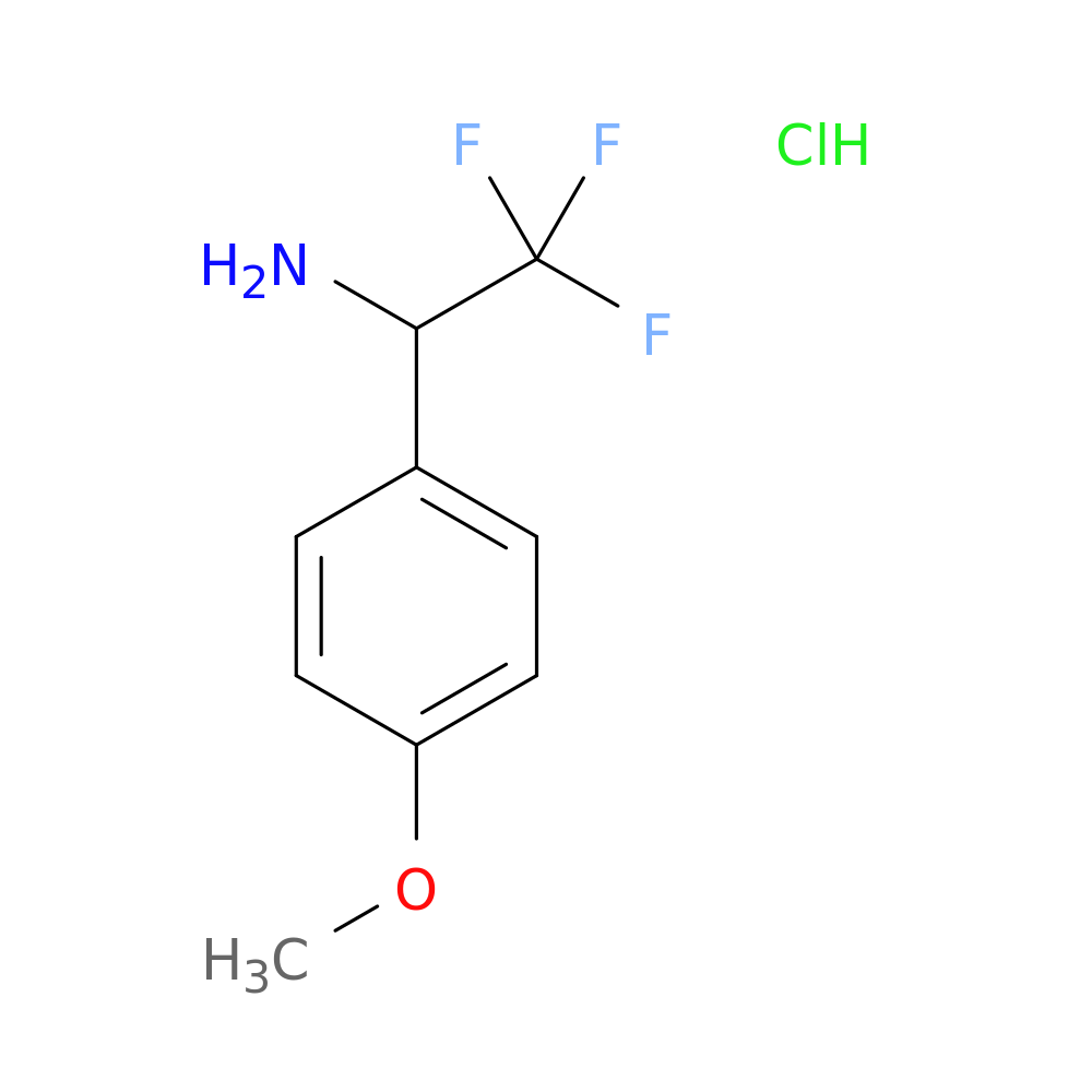 2,2,2-Trifluoro-1-(4-methoxyphenyl)ethanamine hydrochloride