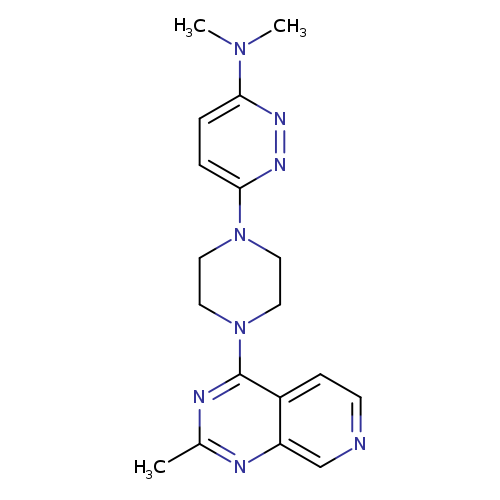 N,N-dimethyl-6-(4-{2-methylpyrido[3,4-d]pyrimidin-4-yl}piperazin-1-yl)pyridazin-3-amine