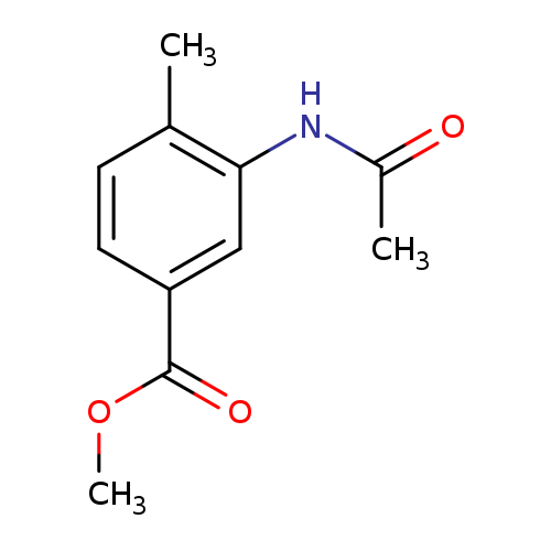 Benzoic acid, 3-(acetylamino)-4-methyl-, methyl ester