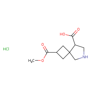 2-(methoxycarbonyl)-6-azaspiro[3.4]octane-8-carboxylic acid hydrochloride
