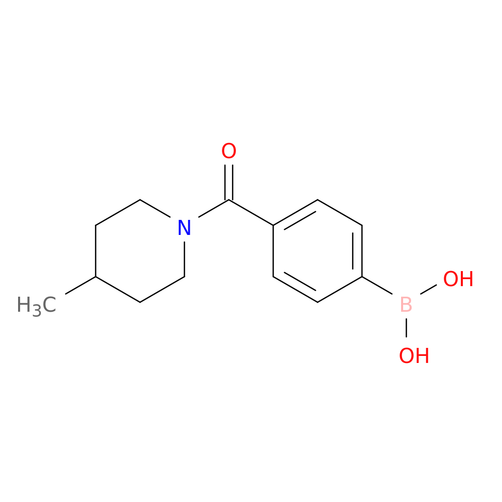 (4-(4-Methylpiperidine-1-carbonyl)phenyl)boronic acid