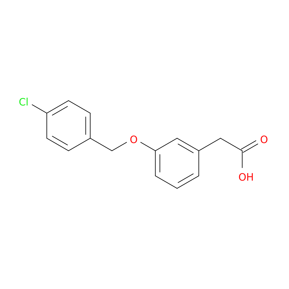 2-{3-[(4-chlorophenyl)methoxy]phenyl}acetic acid