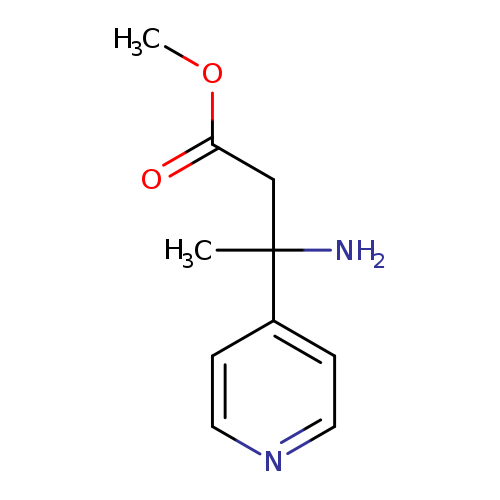 methyl 3-amino-3-(pyridin-4-yl)butanoate