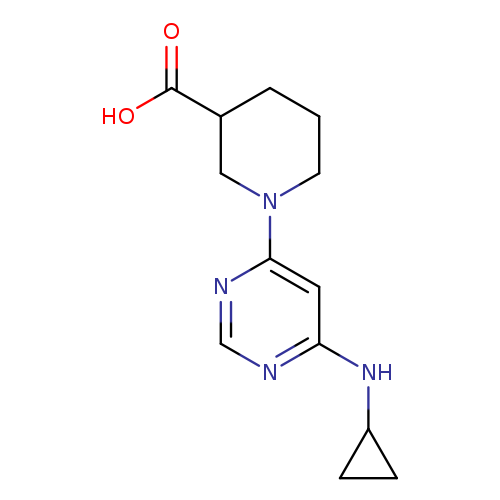 1-(6-(Cyclopropylamino)pyrimidin-4-yl)piperidine-3-carboxylic acid
