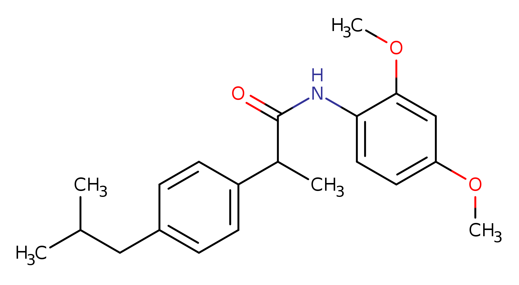 N-(2,4-dimethoxyphenyl)-2-(4-isobutylphenyl)propanamide