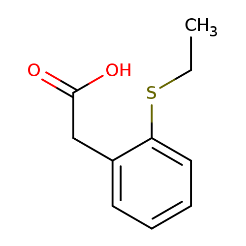 2-[2-(ethylsulfanyl)phenyl]acetic acid