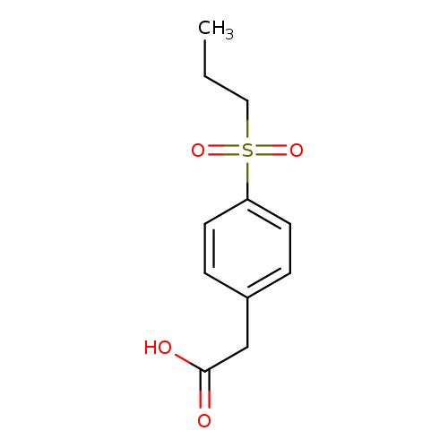 2-[4-(propane-1-sulfonyl)phenyl]acetic acid