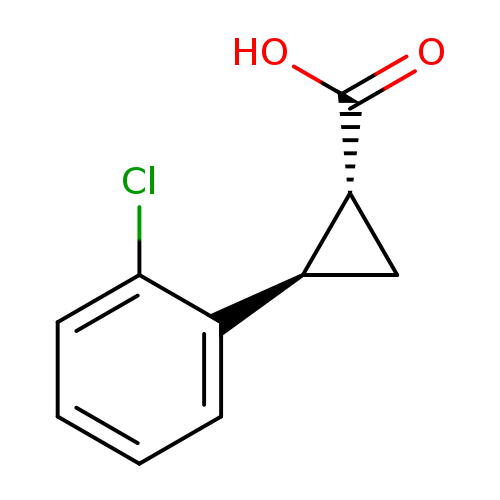 rac-(1R,2R)-2-(2-chlorophenyl)cyclopropane-1-carboxylic acid, trans