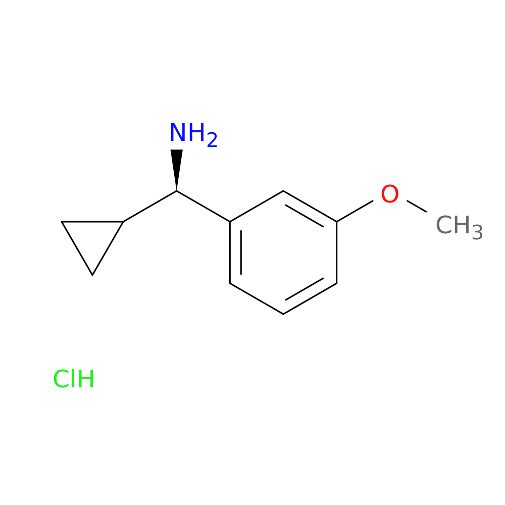 (R)-Cyclopropyl(3-Methoxyphenyl)Methanamine Hydrochloride