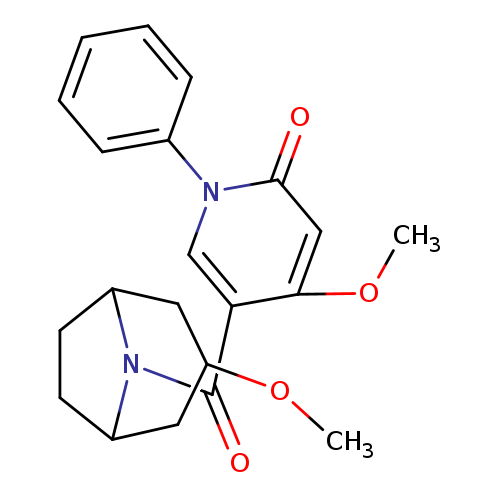 4-methoxy-5-{3-methoxy-8-azabicyclo[3.2.1]octane-8-carbonyl}-1-phenyl-1,2-dihydropyridin-2-one