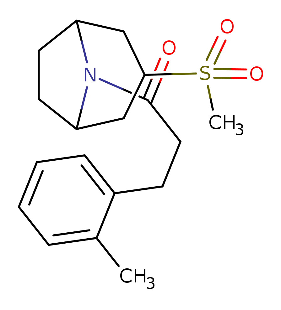 1-{3-methanesulfonyl-8-azabicyclo[3.2.1]octan-8-yl}-3-(2-methylphenyl)propan-1-one