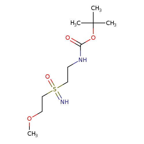 tert-butylN-{2-[imino(2-methoxyethyl)oxo-lambda6-sulfanyl]ethyl}carbamate